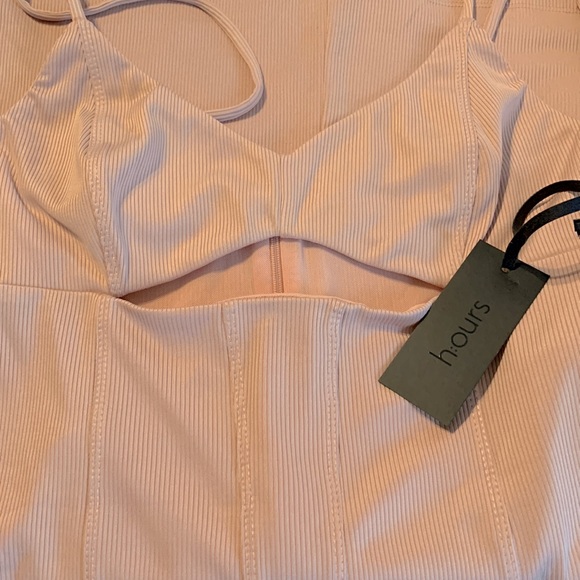 REVOLVE h:ours Moe Nude Cutout Mini Dress - Picture 5 of 5